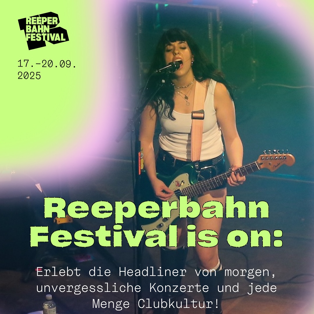 Und just a bit Werbung in eigener und anderer Sache pt. 2, mit Empfehlungen für das Reeperbahn Festival Programm, denn unsere nächsten Konzerte Konzerte von L’Eclair und Jake Xerxes Fussell sind erst in kommender Woche:

🍬 The Haunted Youth
🍬 Grenzkontrolle
🍬 Delivery
🍬 Beaks
🍬 Boko Yout
🍬 Dry Cleaning
🍬 Gardens

… und viele mehr. 

@reeperbahn_festival